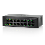 Cisco SF100D-16P 16-Port 10/100 PoE Desktop Switch