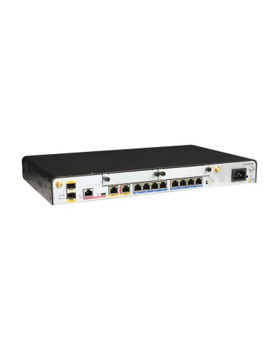 Huawei AR1220EVW, 2GE COMBO,8GE LAN, точка доступа 802.11b/g/n, 2 USB, 2 SIC, встроенный 32-канальный DSP, адаптер питания PoE